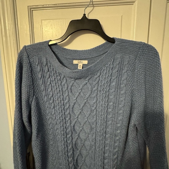 croft & barrow Sweaters - Croft & Barrow Light Blue Cable Knit Sweater. Simple yet elegant.